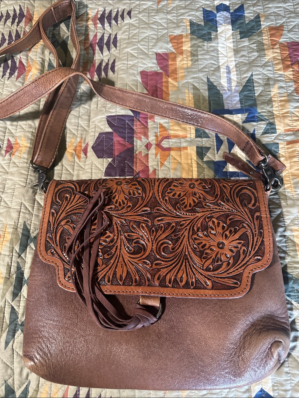 American Darling Crossbody Bag with Fringe